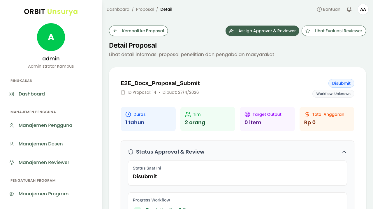 Status Approval dan Review