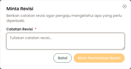 Dialog Minta Revisi