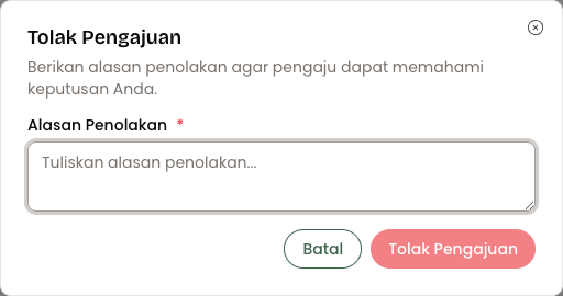Dialog Tolak